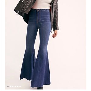 Free People Just Float On Flare Jeans
